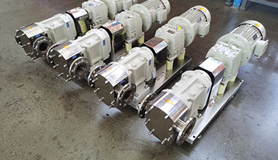 Rotary lobe pump
