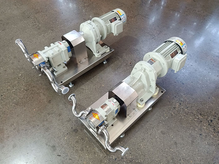 Stainless steel cam rotor pump