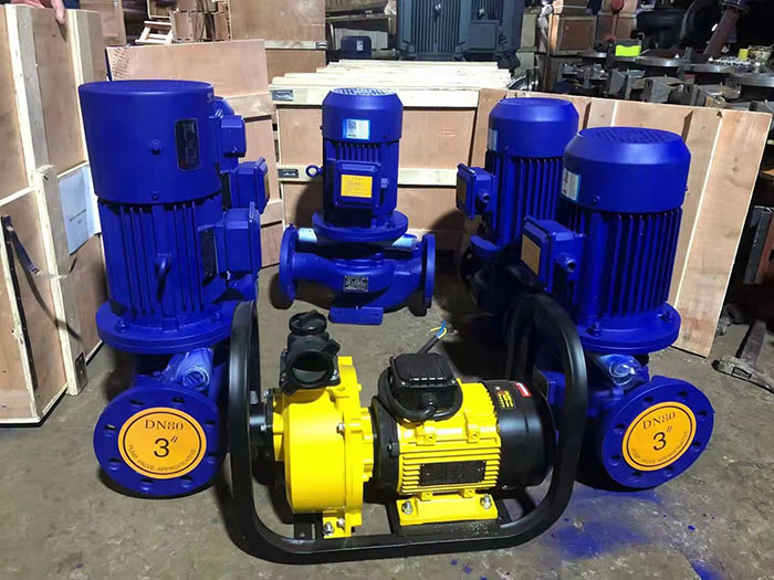 vertical multi stage pipeline pump