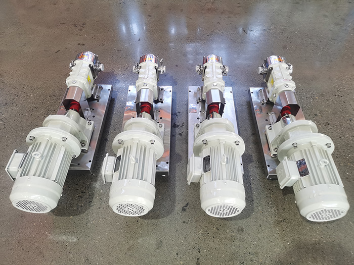 Food grade rotary lobe pump