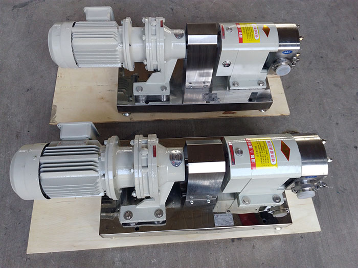 food grade rotary lobe pump