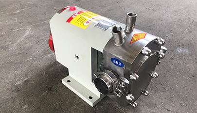 Stainless steel sanitary yoghurt rotary lobe pump