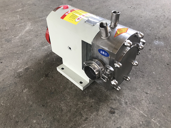 Stainless steel sanitary yoghurt rotary lobe pump