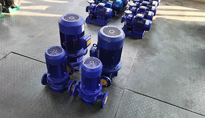 Vertical pipeline pump